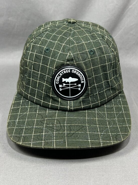 Coalatree Other - Coalatree Organics Strapback Hat Green Plaid Trailhead Outdoor Adult Dad Cap